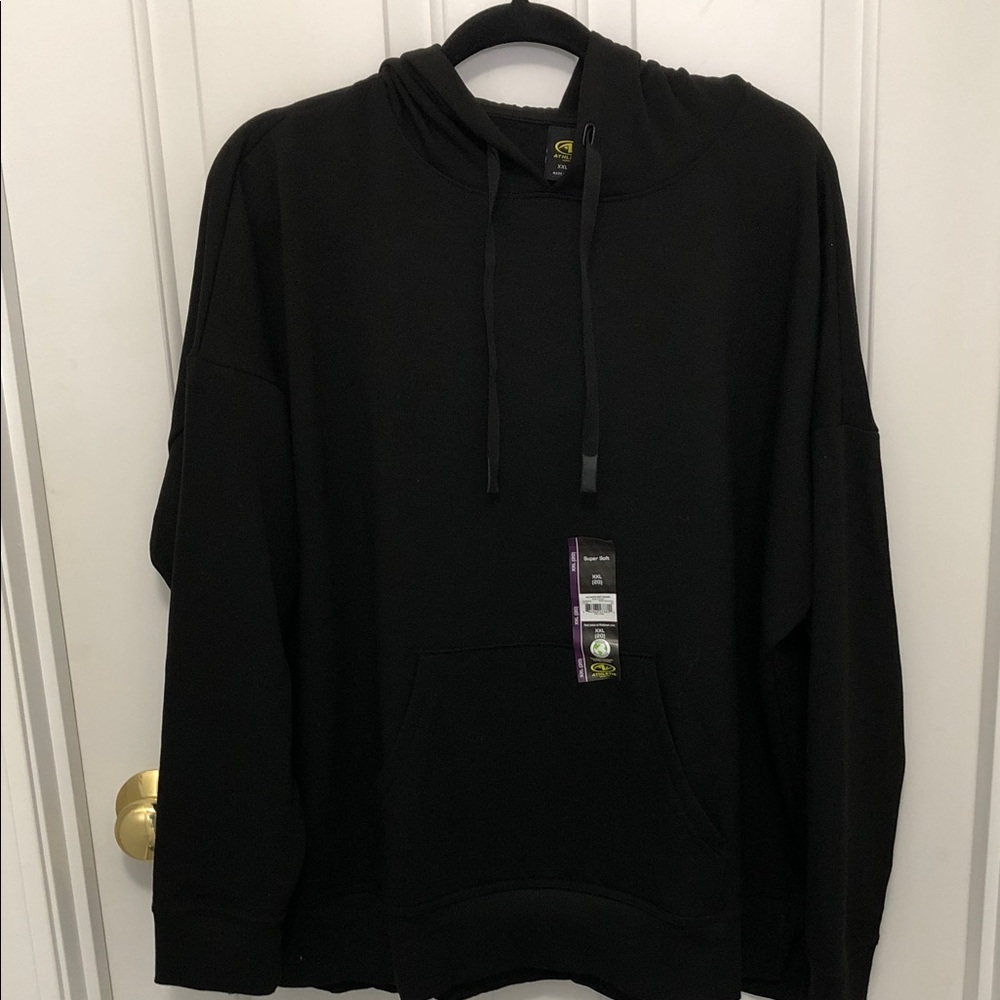 NWT Athletic Works Womens Plus Black Hoodie